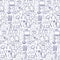 Blog Object Seamless Pattern