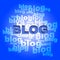 Blog Words Means World Wide Web And Blogger