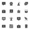 Blogger, influencer vector icons set