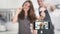 Blogger vlogger and influencer couple broadcasting teaching cooking food