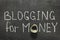 Blogging for money