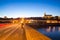 Blois Cathedral at dusk