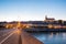 Blois with Cathedral France at dusk