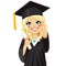 Blonde Graduation Girl