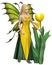 Blonde Haired Yellow Tulip Fairy