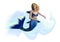 Blonde Mermaid - includes clipping path