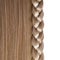 Blonde Straight Hair and Braid or Plait isolated