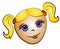 Blonde Toddler Girl Clip Art