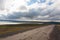 Blondulon lake view, Highlands of Iceland landscape