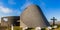 Blonduoskirkja modern style unusual shape lutheran church with c