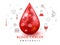 Blood cancer awareness. Leukemia, lymphoma and myeloma. Remission or treatment for blood cancer