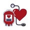 Blood donation campaign elements