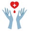 Blood Donation. Symbol