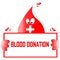 Blood Donation Vector Concept - Hospital To Begin New Life Again