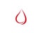 Blood droop red logo and symbols template