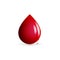 Blood drop icon vector logo