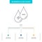 blood, drop, liquid, Plus, Minus Business Flow Chart Design with 3 Steps. Line Icon For Presentation Background Template Place for