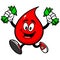 Blood Drop with Money