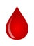 Blood drop vector illustration.Drop icon logo vector