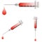 Blood Filled Syringes