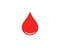 Blood Logo vector icon illustration