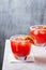 Blood Orange Margarita Cocktails with Salted Rims