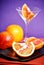 Blood orange martini