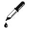 Blood pipette icon, simple style