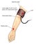 Blood pressure cuff on arm