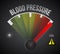 Blood pressure level measure meter