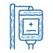 blood pumping device doodle icon hand drawn illustration