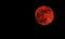 Blood red moon