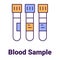 Blood sample Vector Icon easily modify.