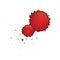 blood spatter. Vector illustration decorative design