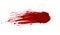 Blood splatter painted vector isolated on white for design. Red dripping blood drop