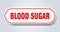 blood sugar sticker.