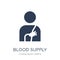 Blood Supply System icon. Trendy flat vector Blood Supply System