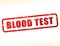 Blood test text buffered