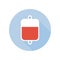 Blood Transfusion. Intravenous Therapy System Icon. Blood Type Rhesus Donor Theme. Sign and Symbol.