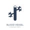 Blood Vessel icon. Trendy flat vector Blood Vessel icon on white