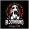 Bloodhound - vector illustration for t-shirt, logo and template badges