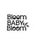bloom baby bloom. Hand drawn typography poster design