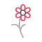 Bloom vector thin line icon