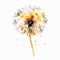 Blooming Beauty: Dandelion Flower Clipart for Stunning Stock Images ai generator