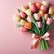 Blooming beauty: a stunning pink flower bouquet