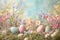 Blooming Easter: Eggs and Flowers Celebration
