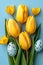 Blooming Easter: Eggs and Flowers Celebration