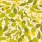 Blooming honeysuckle seamless pattern. Plant background for fashion, wallpapers, print, paper, cover, fabric, interior