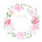 Blooming peony, pink hydrangea, rose, white freesia, eucalyptus