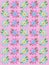 Blooming Petals on Pink Gingham